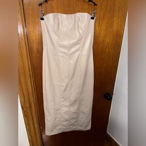 Nordstrom Strapless Cream Dress